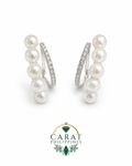Seraphina Dual-Band Pearl & Diamond Crawlers