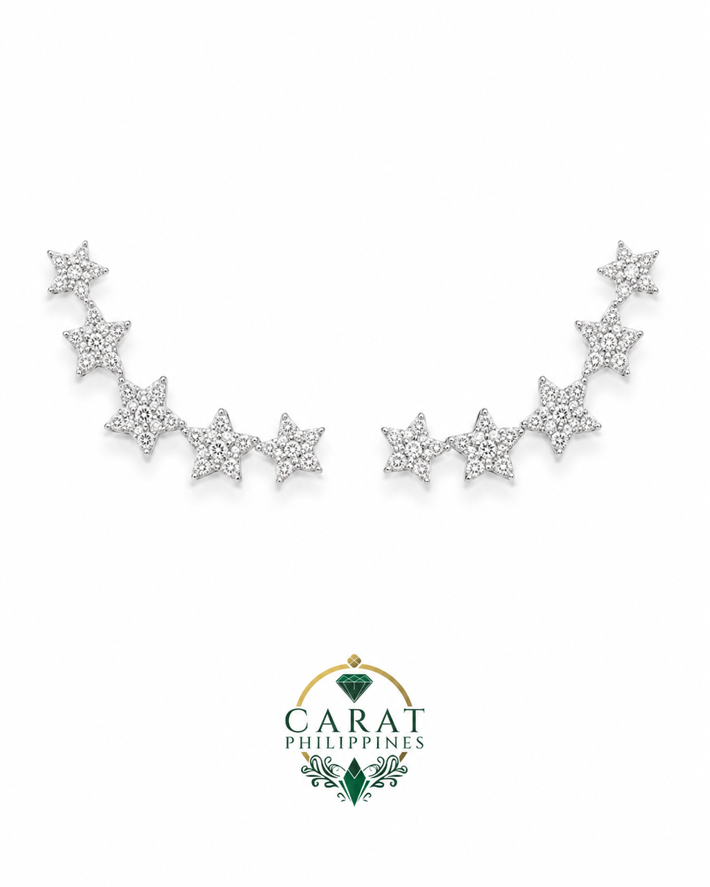 5 Star Natural Diamond Earrings