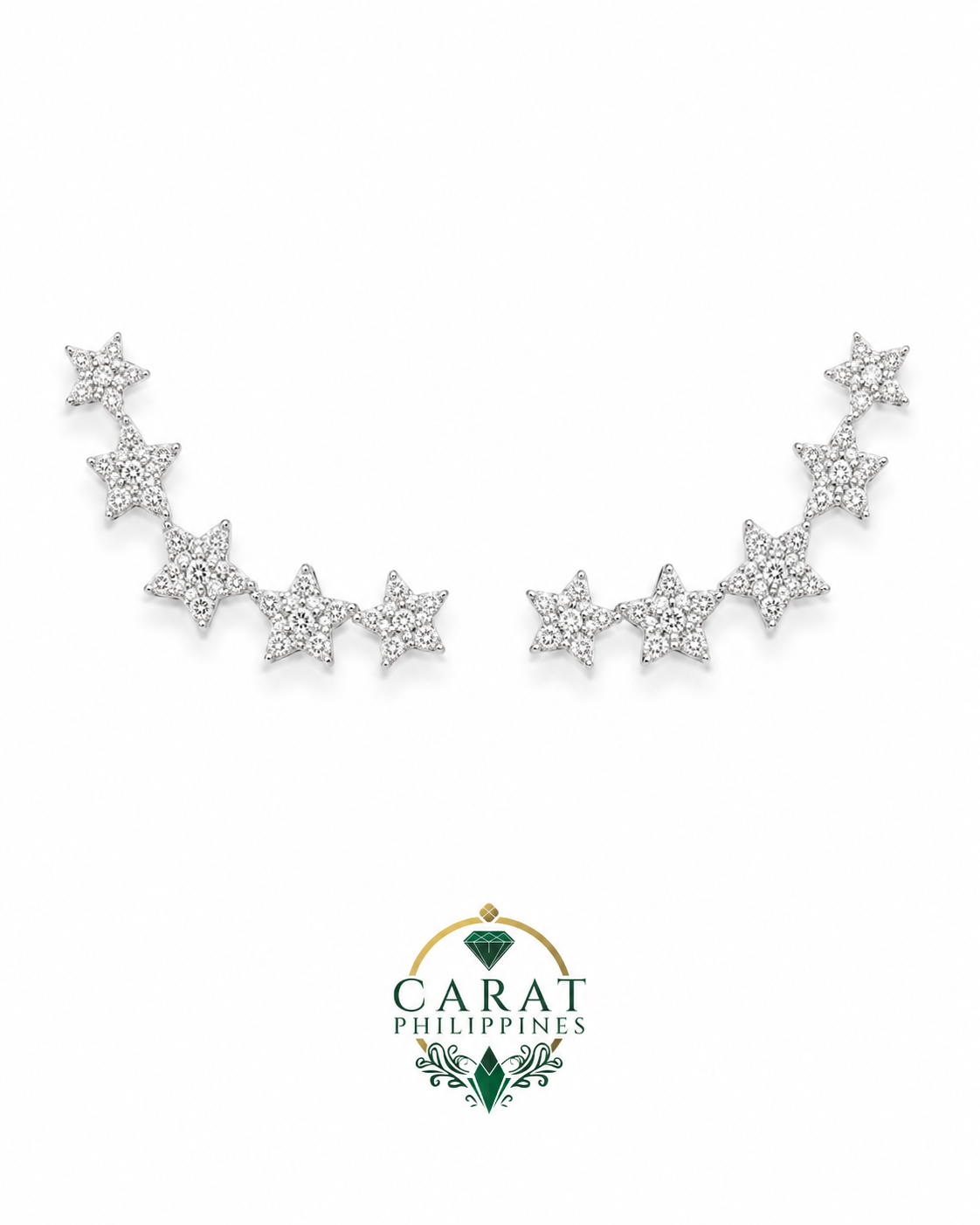 5 Star Natural Diamond Earrings