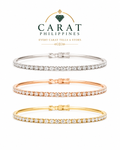 Tri-Color Natural Diamond Bracelet Collection | 14K Gold