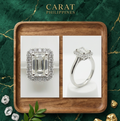 0.50 Carat Emerald Cut Natural Diamond Ring