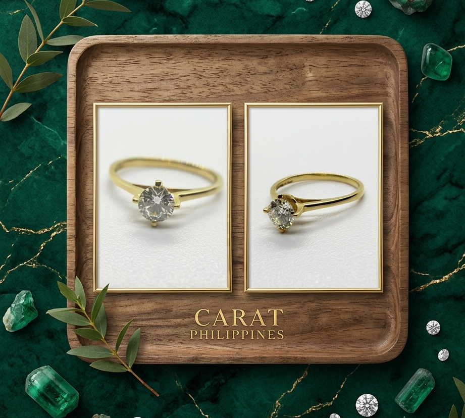 0.40 Carat Round Diamond Solitaire Ring in 18K Yellow Gold with GIA